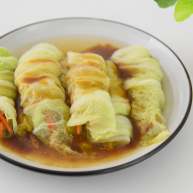 玲珑剔透翡翠白云卷既好吃造型也美观