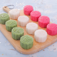 粉嫩软萌又低脂的冰皮月饼既解馋又不胖