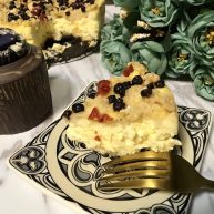 果干苹果重芝士软绵蛋糕