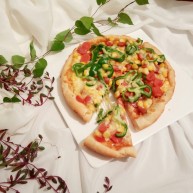 自制火腿肠披萨