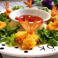 家有烤箱蝴蝶虾