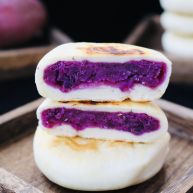 紫薯甜饼