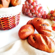 葡萄干红糖欧包