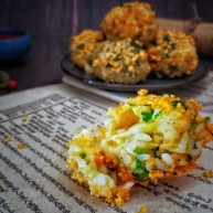 香菜芝士饭团剩米饭也有春天