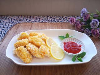 1、番茄沙司巴沙鱼排,成品图