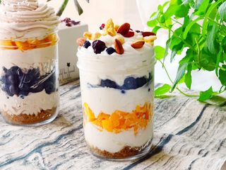 22、坚果草莓酸奶慕斯-午后甜品少女心,完成品