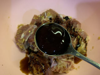 8、锡纸烤排骨,蚝油1勺