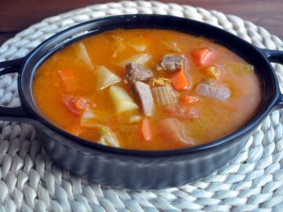 18、罗宋汤, 一碗热汤喝下，好满足。