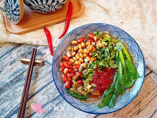 19、酸辣土豆粉,最后可根据个人的口味增加油辣子和醋或花椒粉的加入量。