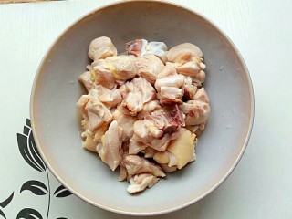 1、黄焖鸡,鸡腿洗净剁成鸡块