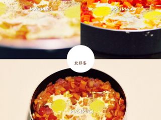 14、花样吃蛋—你好呀，北非蛋！,出锅前表面撒少许胡椒粉装饰即可。