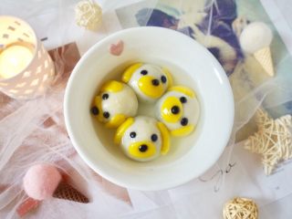 18、小萌狗黑芝麻汤圆,好可爱啊~
