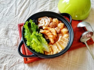 16、番茄芝士浓汤火锅,准备开吃啦！