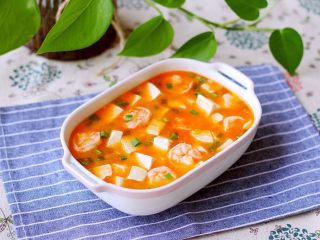 13、虾球豆腐羹,鲜掉眉毛的一碗羹。