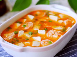 14、虾球豆腐羹,成品。