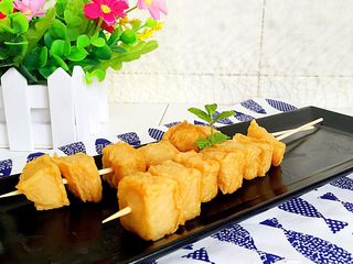 15、自制鱼豆腐,成品图