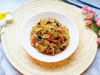 14、鱼香肉丝,宝贝直夸好吃。