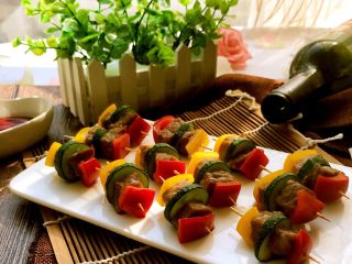 11、牛排时蔬串,成品1