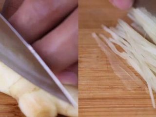 3、就算今天41度，我也要再吃一碗！,生姜切细丝……它真的是好宝贝