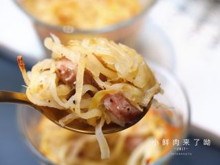 13、黑胡椒香肠烤土豆丝,每一口都是美味。