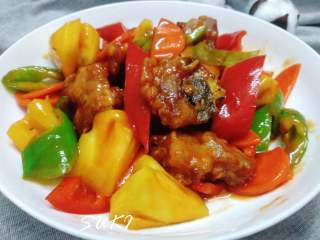 15、菠萝甜酸排骨,成品