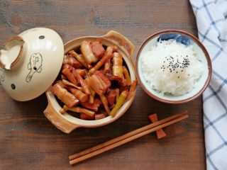 28、笋干啤酒炖肉,不喜欢吃糖的 糖量减少