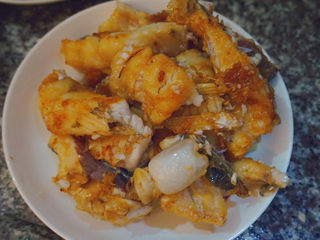 16、红烧草鱼,然后出锅