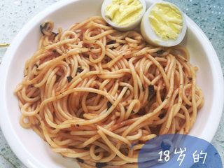 7、简单的意面????,摆盘