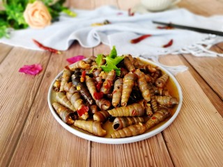 22、清明的应景佐酒小菜--香辣钉螺,成品图