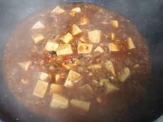 29、麻婆豆腐,咕嘟3分钟左右
