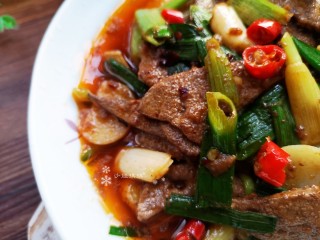 17、蒜苗炒猪肝,下饭神器!