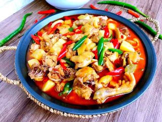 21、大盘鸡,辣辣的，过瘾极了