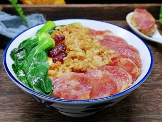 16、懒人煲仔饭--电饭煲版,近看，如此美味，你还hold住吗？