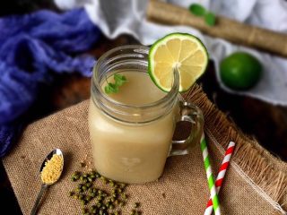 10、【瘦身解暑】小米绿豆饮,成品图