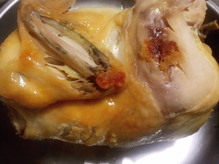 15、盐焗手撕鸡,再按一次按钮