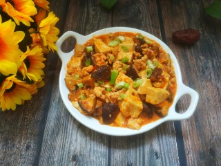 20、香菇肉末豆腐,成品图