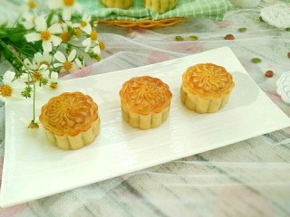 13、五仁馅月饼,成品图。