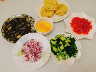6、了不起的小番茄+茄汁鲜虾鸡蛋面,准备妥妥的