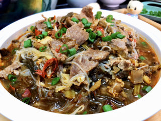 42、酸汤牛肉➕酸菜粉丝牛肉,成品