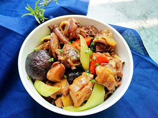 14、秘制烧鸡块,配上米饭撑得走不动了！