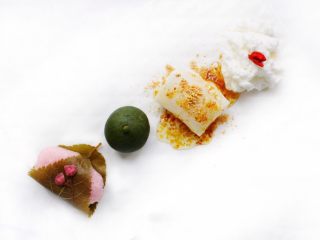 15、夏-青橘烧果子,这是我做的春夏秋冬。春樱，夏橘，秋桂，冬梅。喜欢么？快翻我的菜谱，春樱也出好菜谱啦！