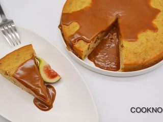 24、太妃糖酱无花果蛋糕,完成