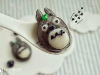 12、萌萌哒龙猫汤圆,开始吃吧~