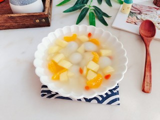 15、水果汤圆,成品图