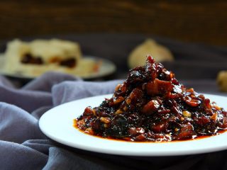 21、#咸味#自制花生香菇酱,拌面、夹到馒头里都可以