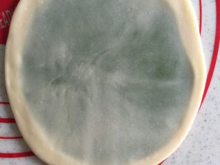 17、莲蓉蛋黄酥&杂花酥（黄油版）,用擀面杖擀平。