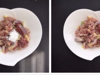 7、辣子鸡～香喷喷火辣辣,生粉小半汤匙搅拌均匀腌制30分钟左右入味