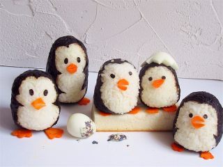 10、可爱的企鹅饭团,哇！萌萌哒，是不是更可爱了，