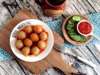 11、Q弹土豆丸子,完成了；