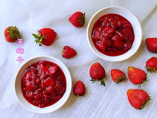 7、草莓酱,成品。